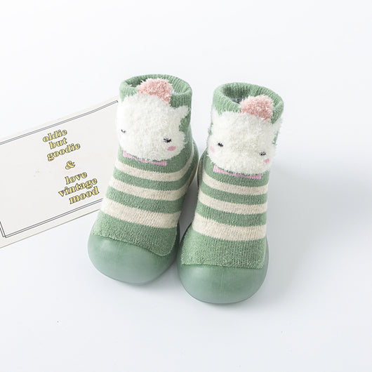 Calcetines Zapato Antideslizante de Tubo Medio para Bebés y Niños Pequeños - Image 5