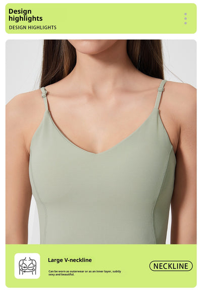 Top Deportivo Moldeador con Soporte Pectoral - Diseño Nude Yoga y Fitness - Image 11