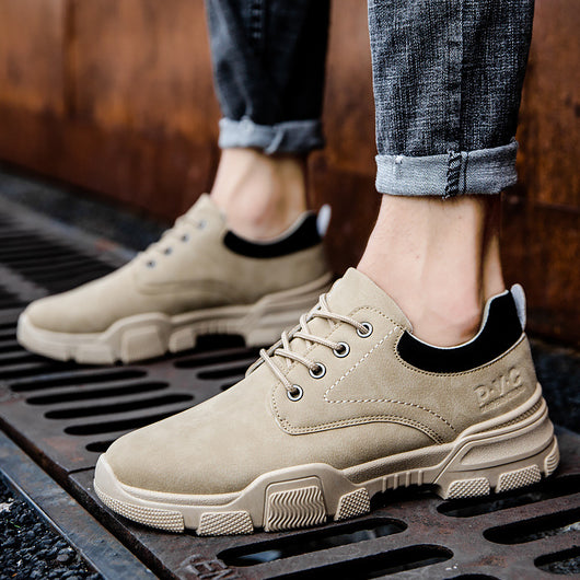 Botas Militares Casual para Hombre - Estilo Británico Otoño