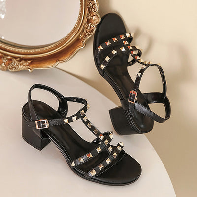 Sandalias de Cuero con Hebilla para Mujer - Image 4