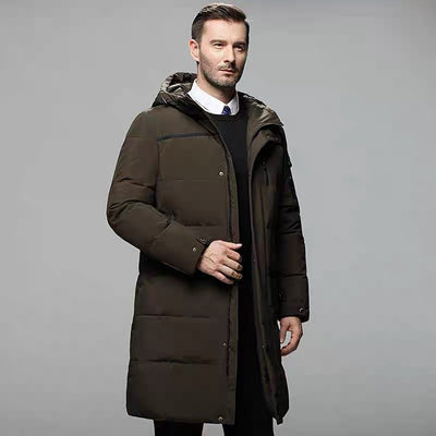 Abrigo de Plumón para Hombre Largo Invierno Premium - Image 6
