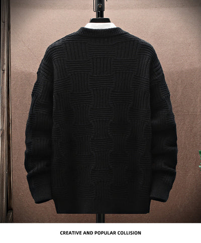 Suéter Básico Manga Larga Cuello Redondo para Hombre - Image 17