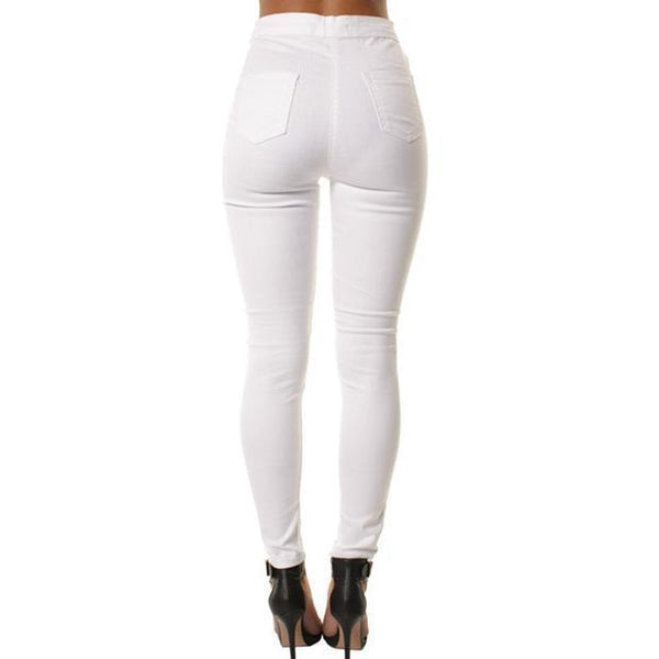 Pantalones Vaqueros Rasgados para el Verano