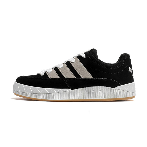 Zapatos Casuales Hombre Estilo Hong Kong Cálidos con Forro de Terciopelo Retro - Image 3