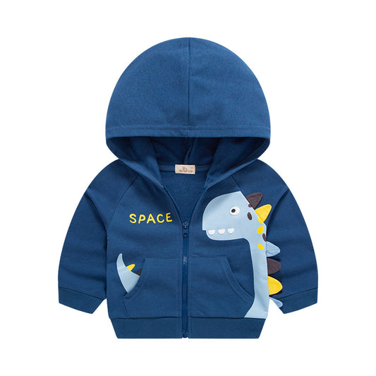 Cardigan Infantil Otoño con Diseño de Dinosaurio - Image 2