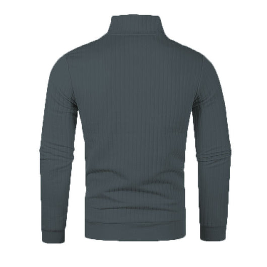 Suéter de Cuello Alto con Cierre para Hombre - Comodidad Casual - Image 37