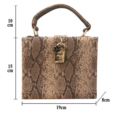 Bolso de Cuero Estampado Serpiente para Mujer - Estilo Europeo y Americano - Image 6
