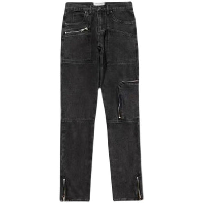 Jeans Rectos para Hombre con Múltiples Bolsillos - Estilo Versátil - Image 2