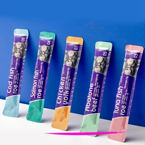 Alimento Húmedo Nutritivo para Gatitos - Snacks Premium con Grasa y Proteína