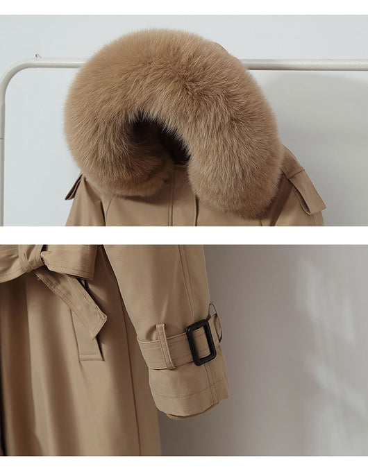 Chaqueta Acolchada Desmontable con Faja Reductora Integrada - Image 9