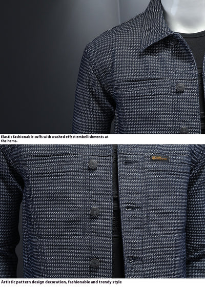 Chaqueta Denim Estilo Motociclista para Hombre - Diseño Europeo Casual - Image 13