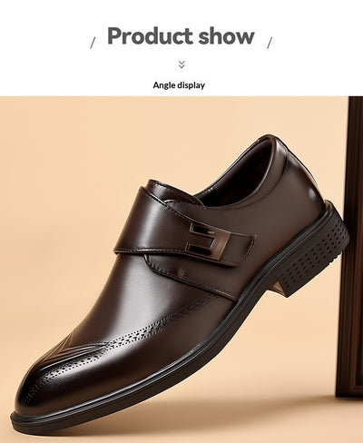 Zapatos de Cuero para Hombre con Punta Tubular - Cuero Vacuno Premium - Image 9