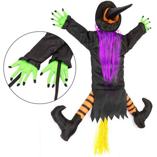 Decoración de Árbol Embrujado con Brujas y Fantasmas para Halloween - Image 8