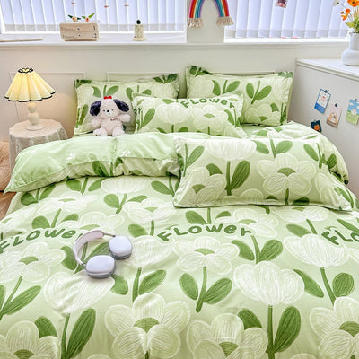 Sábanas de Algodón Puro Minimalistas para Cama - Image 13