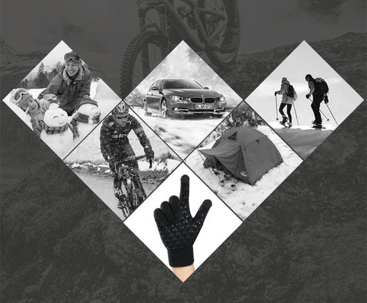 Guantes Térmicos Tejidos para Ciclismo - Hombre y Mujer con Grip Antideslizante - Image 12