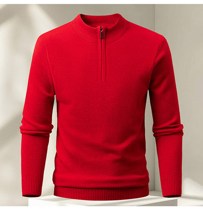 Suéter Pullover Tejido con Cierre Medio para Hombre - Image 23