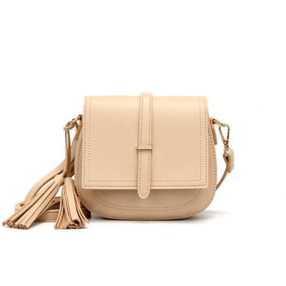 Bolsa Mensajera Casual de Cuero PU para Mujer