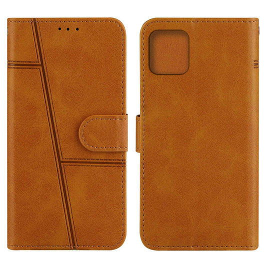 Funda para Celular con Patrón de Piel y Soporte de Tarjetas - Image 7