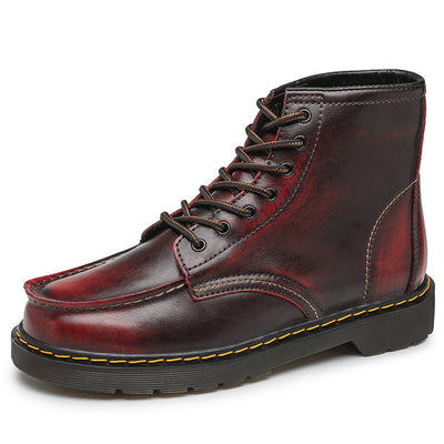 Botas Martin de Cuero Genuino Estilo Británico Premium con Forro de Cachemira - Image 9