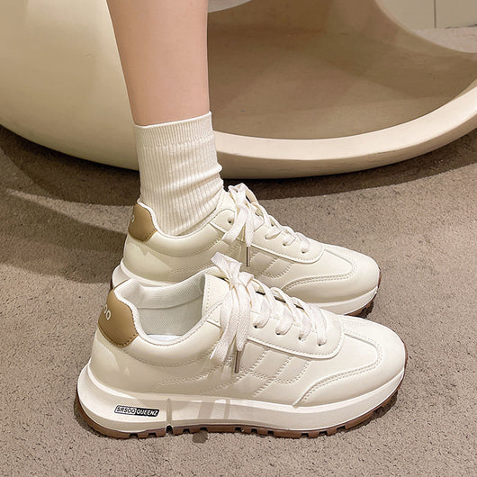 Zapatillas Plataforma Blancas para Mujer - Estilo Otoño - Image 2