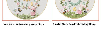 Kit DIY Reloj Decorativo con Bordado - Manualidad Creativa Hecha a Mano - Image 19