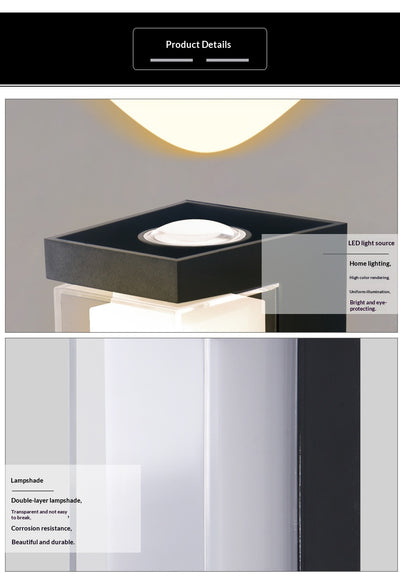 Lámpara Mural Minimalista Impermeable para Exteriores - Image 14
