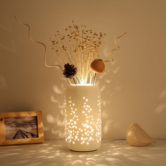 Lámpara de Mesa Regulable para Dormitorio Romántico