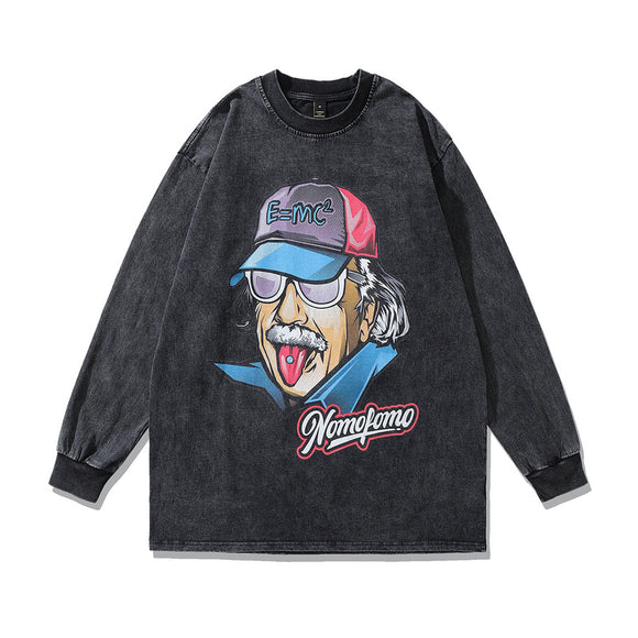 Playera Vintage de Manga Larga High Street