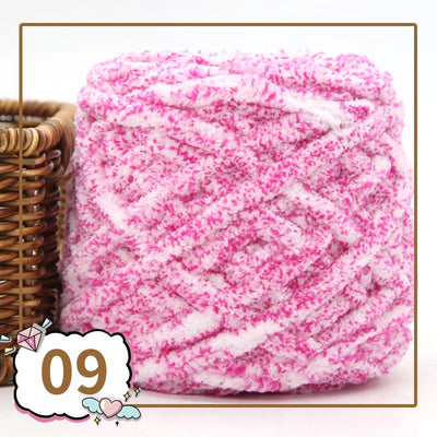 Lana para Tejer Colorida Ice Line - Hilo Grueso Suave para Bufandas Artesanales DIY - Image 57