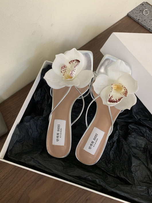 Sandalias Romanas de Flores Destacables Estilo Francés - Image 22