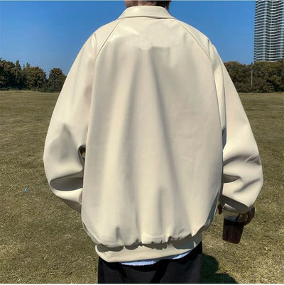 Abrigo de Cuero para Hombre Primavera y Otoño - Image 12