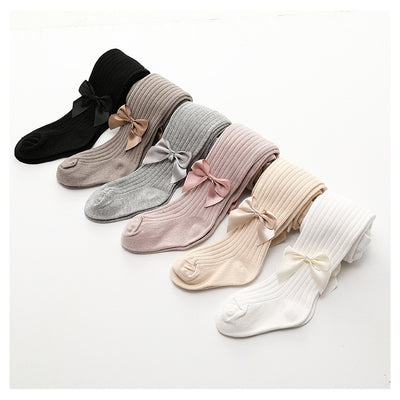 Calcetines infantiles con moño elegante - Image 10