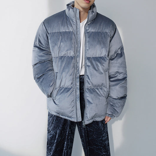 Abrigo Hombre Estilo Coreano Oversize Acolchado Grueso Invierno - Image 17