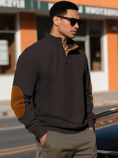 Suéter Casual de Cuello Alto para Hombre - Otoño e Invierno - Image 29