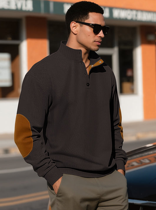 Suéter Casual de Cuello Alto para Hombre - Otoño e Invierno - Image 29