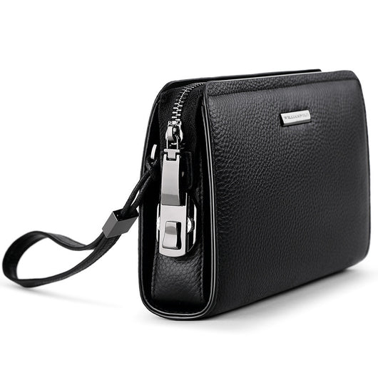 Cartera de Cuero Genuino para Hombre con Cierre de Combinación - Image 6