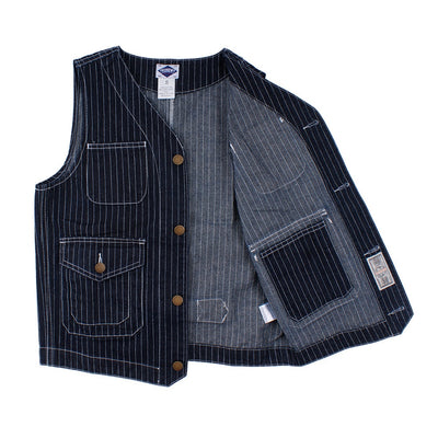 Chaleco Denim Retro con Múltiples Bolsillos para Hombre y Mujer - Image 8