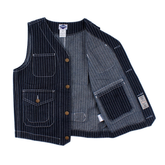 Chaleco Denim Retro con Múltiples Bolsillos para Hombre y Mujer - Image 8