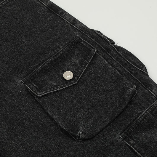 Pantalones Cargo Jeans con Múltiples Bolsillos Estilo Americano para Hombre - Image 4