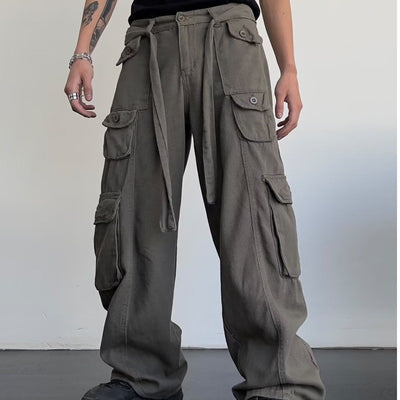Pantalones Rectos Casual Hip Hop Vintage Tide Street - Image 9
