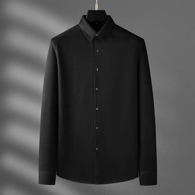 Camisa de Lana Gruesa Térmica Beige para Hombre