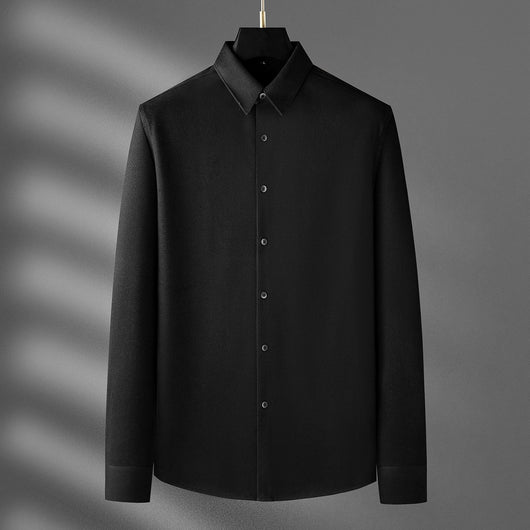 Camisa de Lana Gruesa Térmica Beige para Hombre