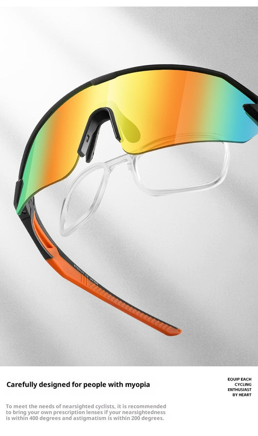 Gafas de Ciclismo Marco Grande Lentes de Color Protección Contra el Viento - Image 15