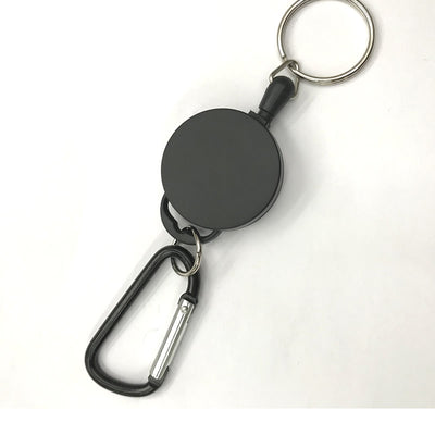 Llavero Retráctil Anti-pérdida con Cable de Seguridad y Botón de Fácil Extracción - Image 3