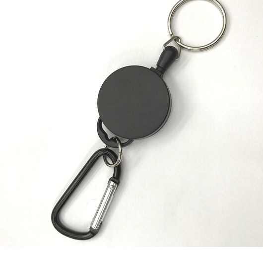 Llavero Retráctil Anti-pérdida con Cable de Seguridad y Botón de Fácil Extracción - Image 3