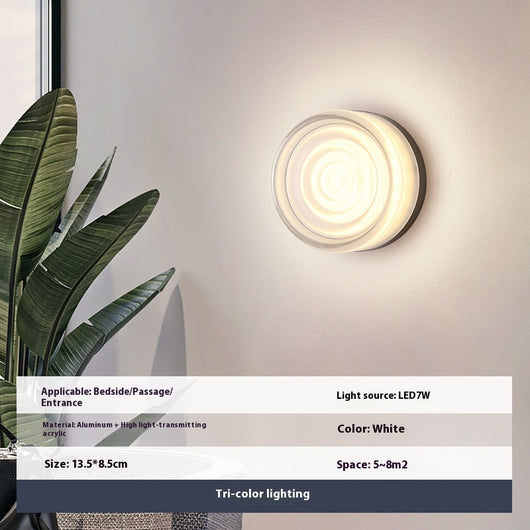 Lámpara de Pared Efecto Ondas de Agua - Acrílico Minimalista para Sala y Dormitorio - Image 12