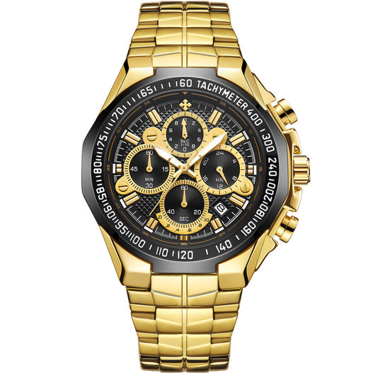 Reloj de Pulsera de Acero con Siete Manecillas Resistente al Agua - Image 11