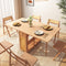 Mesa Comedor Plegable de Ratán Multifuncional para el Hogar