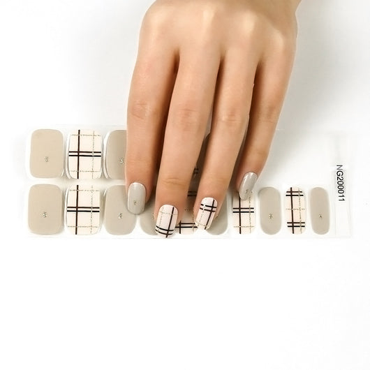 Adhesivos de Uñas Semipermanentes Coreanos con Base de Pegamento - Image 7