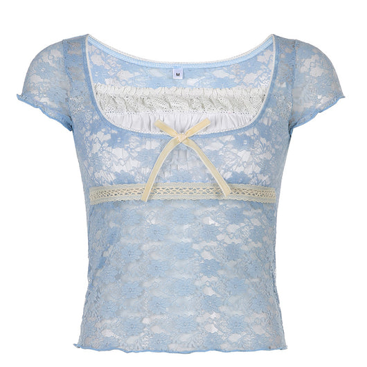 Blusa Delicada de Encaje para Mujer - Colección Primavera - Image 11